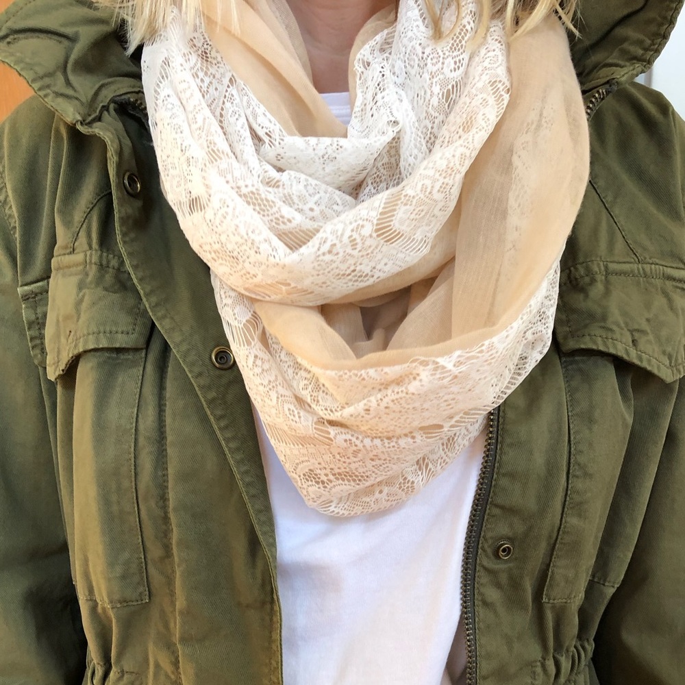 Francescas infinity lace scarf